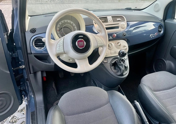 Fiat 500 cena 23900 przebieg: 94400, rok produkcji 2014 z Knurów małe 211